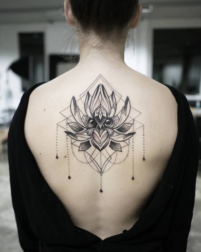 Tattoo uploaded by Lady M. TATTOO • #mandala #mandalatattoo #color  #watercolor #watercolortattoo #black #lines #dots #blue #purple • Tattoodo